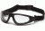 Pyramex XSG Safety Glasses - Clear Anti-Fog Lens, Black Frame GB4010ST