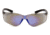 Pyramex Ztek Safety Glasses - Blue Mirror Lens, Blue Mirror Frame S2575S