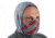 Quagga Multifunctional Headgear/ Balaclava, Red/White/Blue, One Size, P21700 RWB, EDEMO1