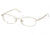 Ralph Lauren RL 5051 Eyeglasses Styles Light Gold Frame w/Non-Rx 51 mm Diameter Lenses, 9116-5117