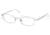 Ralph Lauren RL 5051 Eyeglasses Styles Shiny Silver Frame w/Non-Rx 51 mm Diameter Lenses, 9001-5117