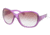 Ralph Lauren RL8090 Sunglasses 54038D-6415 - Violet Transparent Frame, Pink Gradient Lenses
