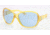 Ralph Lauren RL8090 Sunglasses 540472-6415 - Yellow Transparent Frame, Blue Solid Lenses