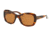 Ralph Lauren RL8132 Sunglasses 500773-55 - Stripped Brown Havana Frame, Brown Lenses