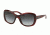 Ralph Lauren RL8132 Sunglasses 55228G-55 - Stripped Red Havana Frame, Grey Gradient Lenses