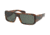 Ralph Lauren RL8163P Sunglasses 501752-57 - Havana Jerry Frame, Dark Green Lenses
