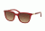 Ralph RA5206 Sunglasses 150713-51 - Red Frame, Dark Brown Gradient Lenses