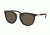 Ralph RA5207 Sunglasses 105873-52 - Matte Black Frame, Smoke Solid Lenses
