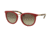 Ralph RA5207 Sunglasses 15058E-52 - Red/tokyo Tortoise Frame, Green Gradient Lenses