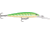 Rapala Down Deep Husky Jerk 10 Lure, Green Tiger UV, DHJ10GTU