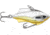 Rapala Rap-V Blade 06 Lure, Albino Chrome Tiger, RVB06ACHT