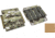 Raptor Tactical Side Plate Pockets, MOLLE/Velcro, 7x8 in, Coyote Brown, RT-SPP-CB-8x7