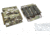Raptor Tactical Side Plate Pockets, MOLLE/Velcro, 7x8 in, MultiCam Alpine, RT-SPP-MCA-8x7