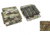 Raptor Tactical Side Plate Pockets, MOLLE/Velcro, 5.5L x 6.5W, Rhodesian, RT-SPP-RD-5.5x6