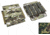 Raptor Tactical Side Plate Pockets, MOLLE/Velcro, 5.5L x 6.5W, Woodland, RT-SPP-WD-5.5x6