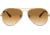 Ray-Ban Aviator Large Metal RB3025 Sunglasses, Arista Crystal Brown Gradient, RB3025 001/51-5514