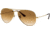 Ray-Ban Aviator Large Metal RB3025 Sunglasses, Arista Crystal Brown Gradient, RB3025 001/51-5514
