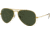 Ray-Ban Aviator Large Metal RB3025 Sunglasses, Arista Frame, Crystal Green 55 mm Lenses, W3234-5514