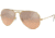 Ray-Ban Aviator Large Metal RB3025 Sunglasses, Arista Frame, Crystal Pink Silver Mirror 55 mm Lenses, 001-3E-5514