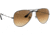 Ray-Ban Aviator Large Metal RB3025 Sunglasses, Gunmetal Crystal Brown Gradient, RB3025 004/51-5514