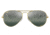 Ray-Ban Aviator Large Metal RB3025 Sunglasses, Legend Gold Frame, Silver/Blue Chromance Lens, Polarized, 55, RB3025-9196G6-55