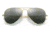 Ray-Ban Aviator Large Metal RB3025 Sunglasses, Legend Gold Frame, Silver/Blue Chromance Lens, Polarized, 55, RB3025-9196G6-55