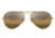 Ray-Ban Aviator Large Metal RB3025 Sunglasses, Legend Gold Frame, Silver/Brown Chromance Lens, Polarized, 55, RB3025-9196G5-55