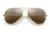 Ray-Ban Aviator Large Metal RB3025 Sunglasses, Legend Gold Frame, Silver/Brown Chromance Lens, Polarized, 55, RB3025-9196G5-55