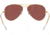 Ray-Ban Aviator Large Metal RB3025 Sunglasses, Legend Gold, Purple, 55, RB3025-9196AF-55