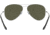 Ray-Ban Aviator Large Metal RB3025 Sunglasses, Silver Frame, Crystal Gray Mirror 55 mm Lenses, W3275-5514