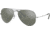 Ray-Ban Aviator Large Metal RB3025 Sunglasses, Silver Frame, Crystal Gray Mirror 55 mm Lenses, W3275-5514