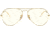 Ray-Ban Aviator Large Metal RB3025 Sunglasses, Arista, 55, RB3025-001-5F-55