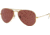 Ray-Ban Aviator Large Metal RB3025 Sunglasses, Legend Gold, Purple, 55, RB3025-9196AF-55