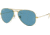 Ray-Ban Aviator Large Metal RB3025 Sunglasses, Legend Gold, Blue, 55, RB3025-9196S2-55