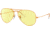 Ray-Ban Aviator Large Metal RB3025 Sunglasses, Orange, 55, RB3025-9220T4-55