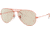 Ray-Ban Aviator Large Metal RB3025 Sunglasses, Red, 55, RB3025-9221T2-55