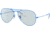 Ray-Ban Aviator Large Metal RB3025 Sunglasses, Light Blu, 55, RB3025-9222T3-55
