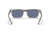 Ray-Ban Burbank JR RJ9083S Sunglasses, Dark Blue Lenses, Striped Gray, 43, RJ9083S-707480-43