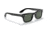 Ray-Ban Burbank JR RJ9083S Sunglasses, Dark Green Lenses, Black, 43, RJ9083S-100-71-43
