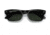 Ray-Ban Burbank JR RJ9083S Sunglasses, Dark Green Lenses, Black, 43, RJ9083S-100-71-43