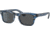Ray-Ban Burbank JR RJ9083S Sunglasses, Dark Grey Lenses, Striped Blue, 43, RJ9083S-707287-43