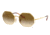 Ray-Ban OCTAGON RB1972 Sunglasses 914751-54 - , Clear Gradient Brown Lenses