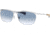 Ray-Ban Olympian II Deluxe RB3619 Sunglasses, Silver, 60, RB3619-003-3F-60