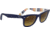 Ray-Ban Original Wayfarer RB2140F Sunglasses, Blue On Stripes Orange/Blue, 52, RB2140F-132085-52