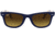 Ray-Ban Original Wayfarer RB2140F Sunglasses, Blue On Stripes Orange/Blue, 54, RB2140F-132085-54