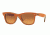 Ray-Ban Original Wayfarer Sunglasses RB2140, Jeans Orange Frame, Orange Gradient Brown Lenses, 11653C-50