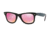 Ray-Ban Original Wayfarer Sunglasses RB2140 11744T-54 - Black Frame, Green Mirror Fuxia Lenses