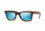 Ray-Ban Original Wayfarer Sunglasses RB2140 117617-54 - Striped Havana Frame, Grey Mirror Blue Lenses