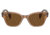 Ray-Ban RB0880S Sunglasses, Transparent Brown Frame, Brown Polarized Lens, 49, RB0880S-664057-49