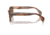 Ray-Ban RB0880S Sunglasses, Transparent Brown Frame, Brown Polarized Lens, 49, RB0880S-664057-49